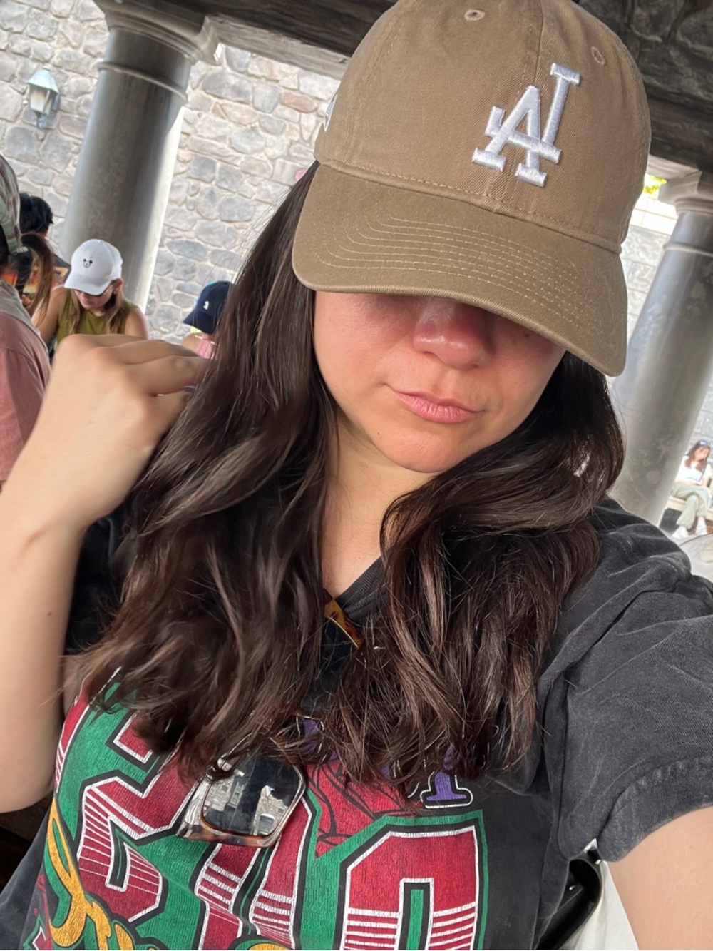 New Era Los Angeles Dodgers Tan Baseball Cap with White Logo